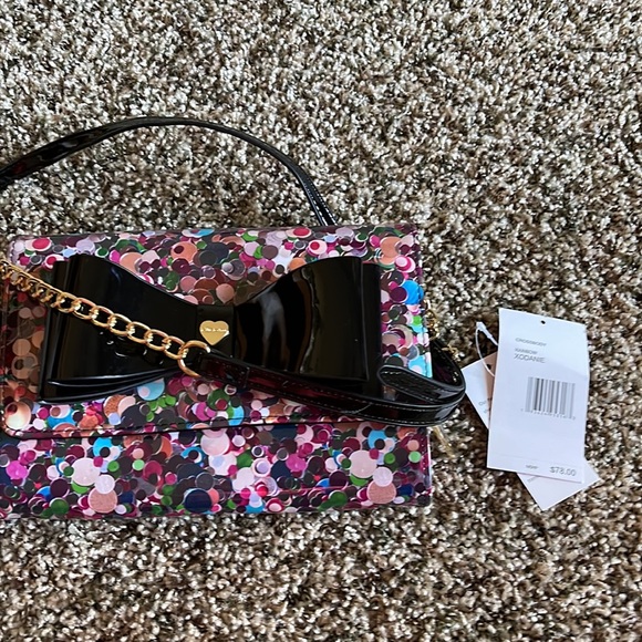Betsey Johnson rainbows Xodanie purse - Picture 7 of 10